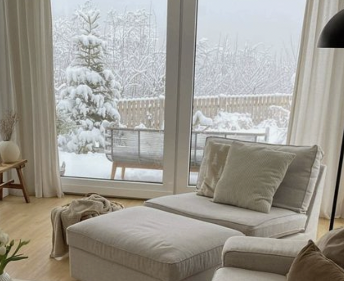 Winter whites interior design